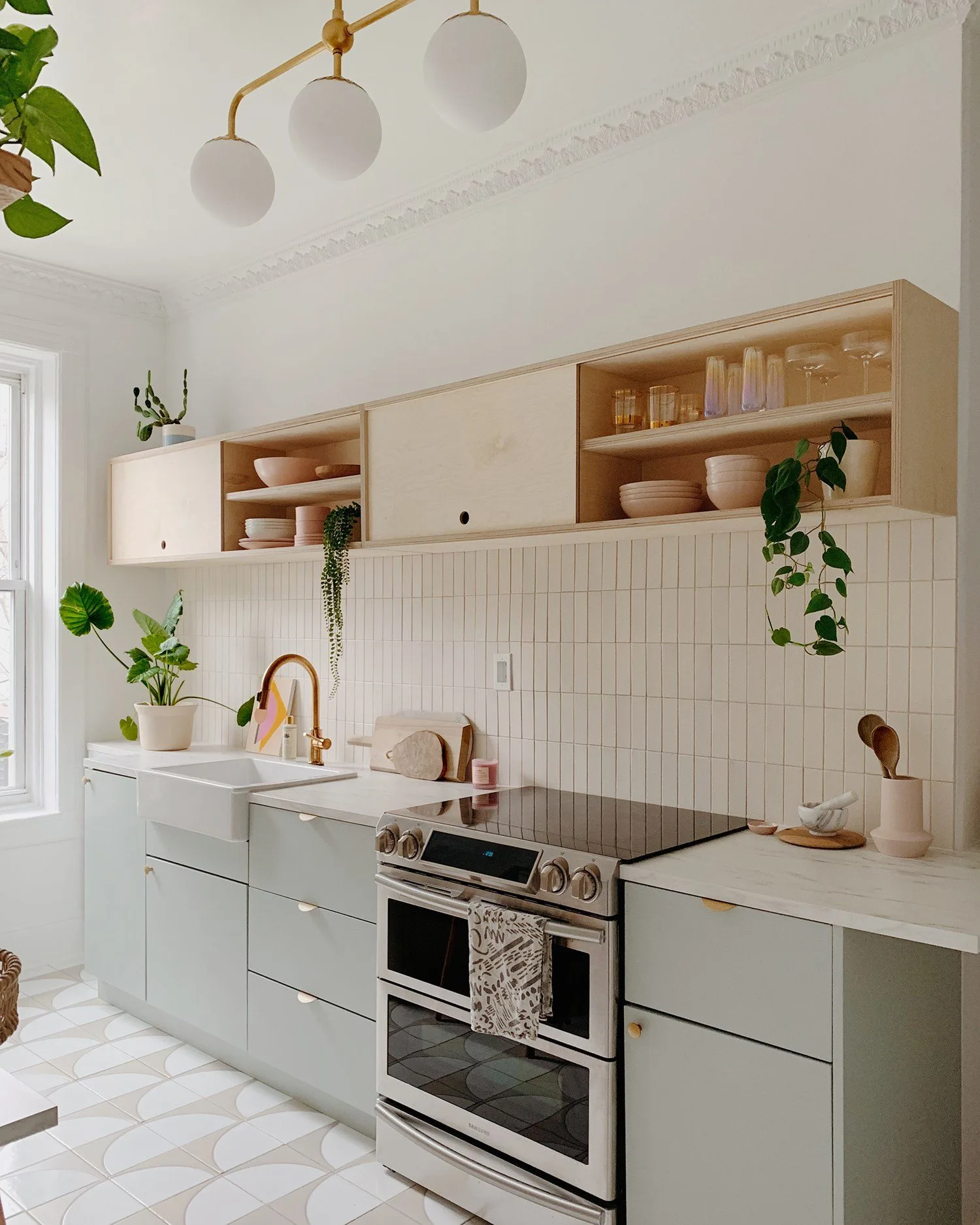 Angus & Celeste - Meet Mallory from Reserve Home The brand new kitchen designed by from Reserve Home.
