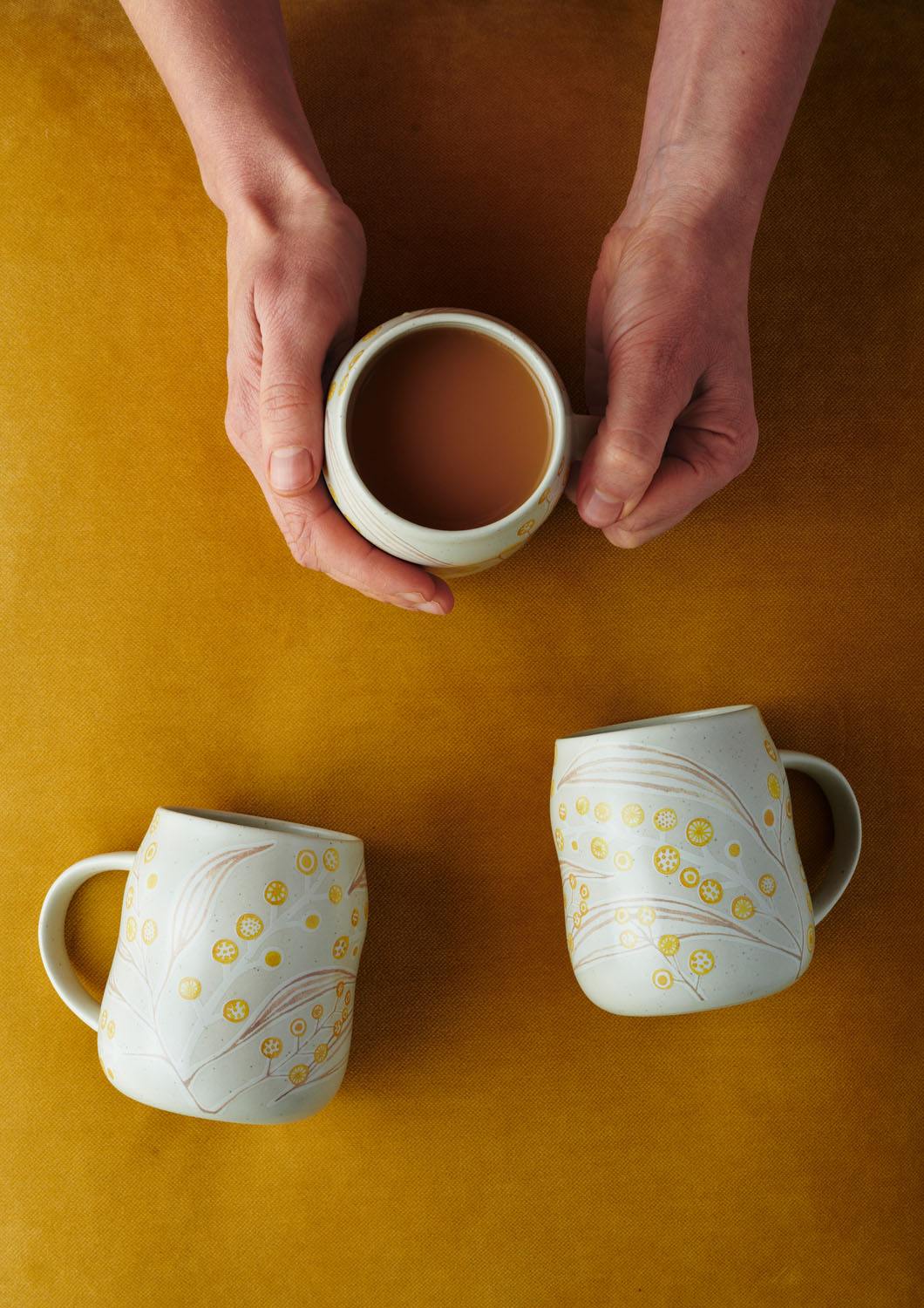 Angus & Celeste Everyday Mugs Wattle Styled