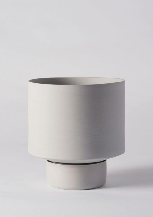 Collectors Gro Pot - Large, Light Grey