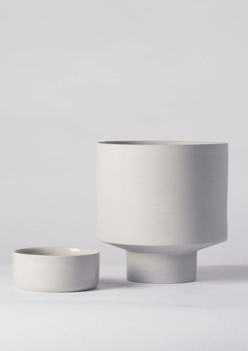 Collectors Gro Pot - Large, Light Grey
