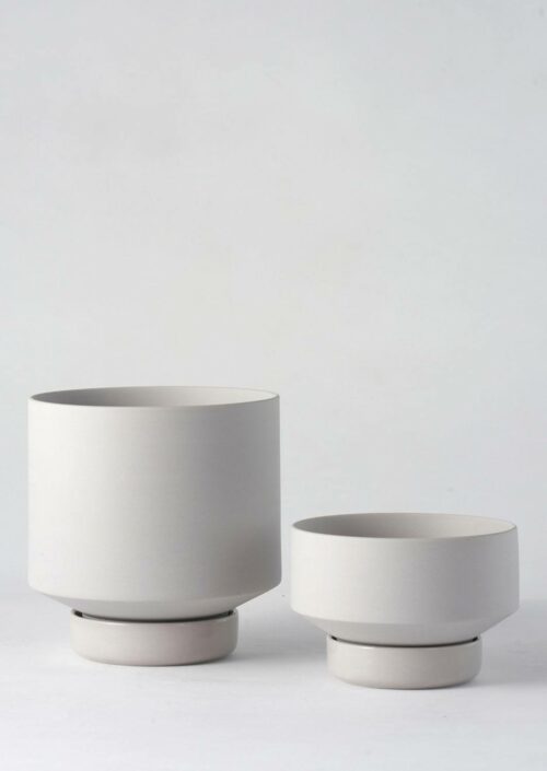 Collectors Gro Pot - Duo Bundle Set, Light Grey
