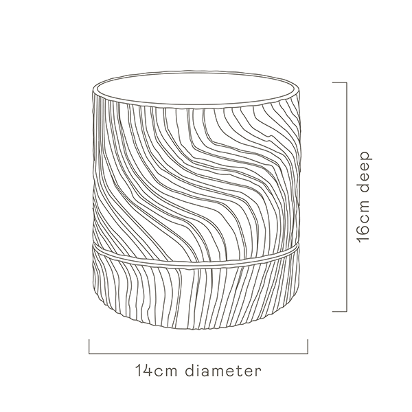 Abstract Relief Plant Pot Thin Line specs image