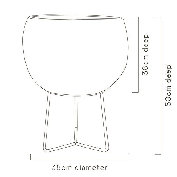 Hand-Thrown Boulder Pot specs image