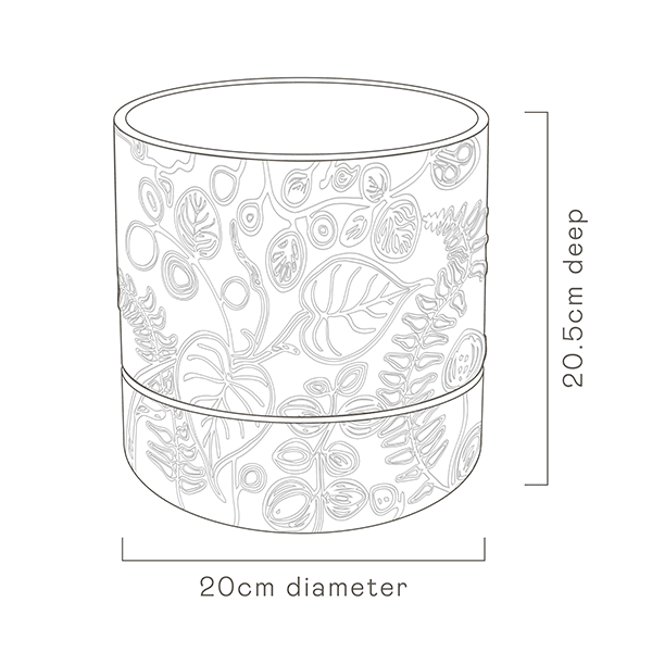 Folia Relief Plant Pot specs image