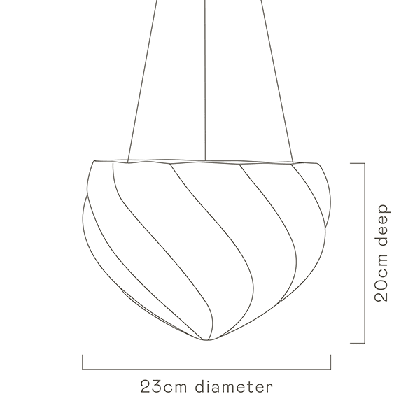 Spiral Hanging Planter specs image