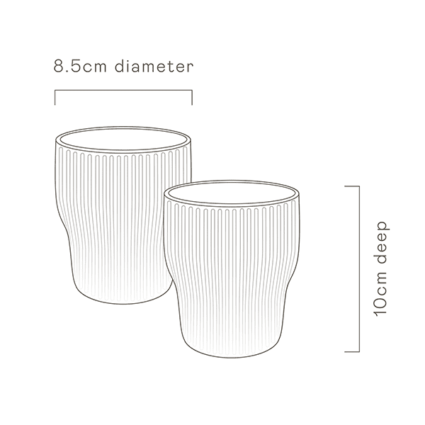 Pigment Latte Cups Two Set specs image