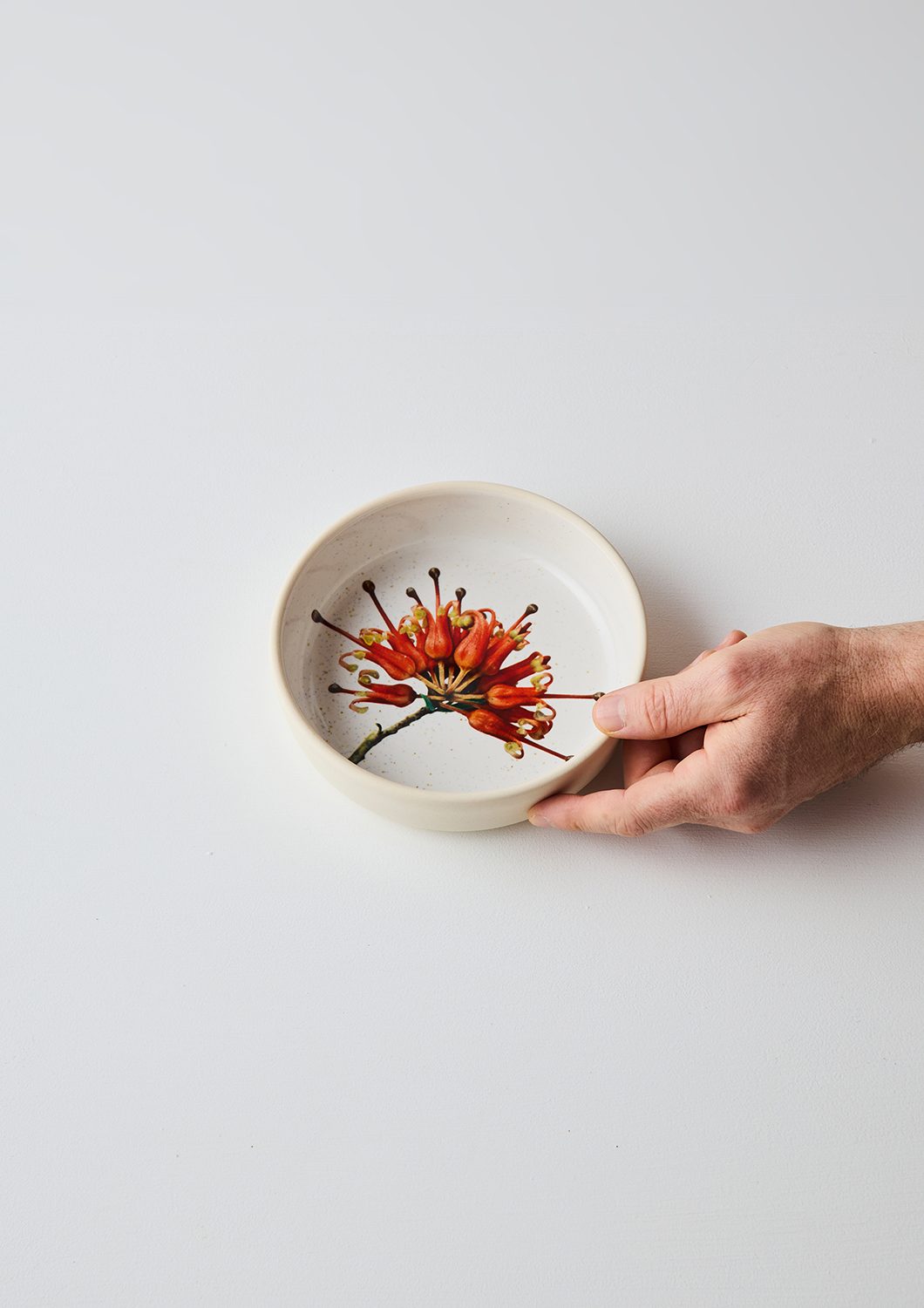 Australian Botanicals - Side Bowl, Grevillea Blossom