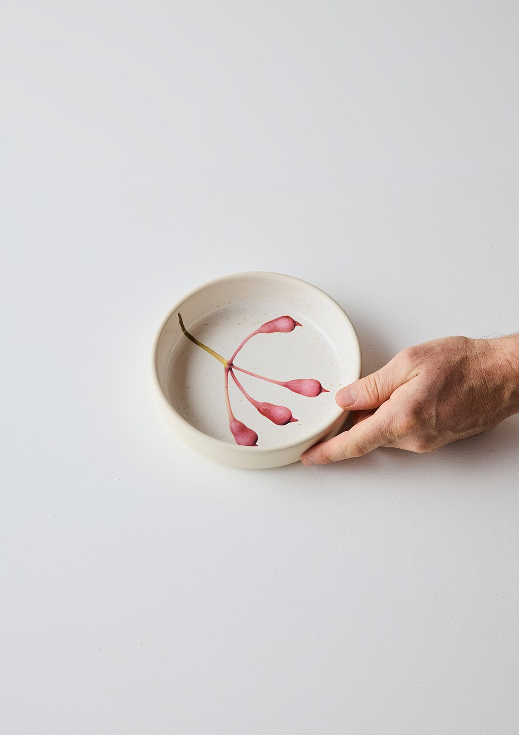 Australian Botanicals - Side Bowl, Pink Eucalyptus