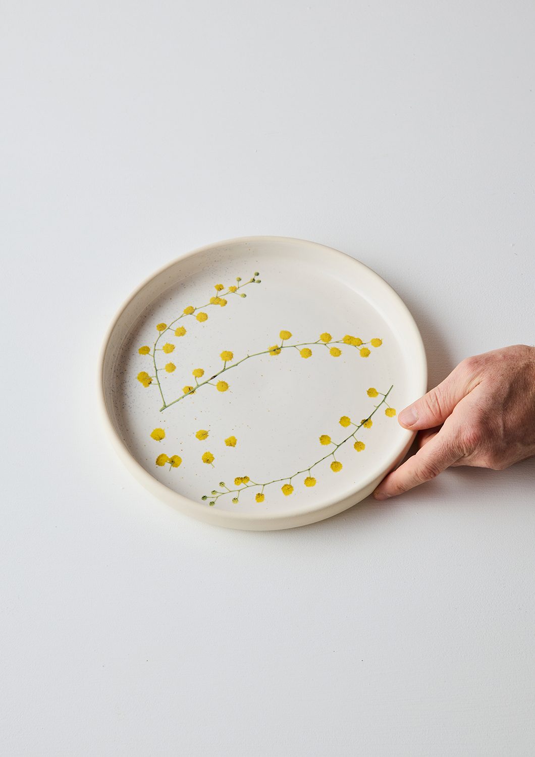 Australian Botanicals - Dinner Plate, Wattle Sprigs