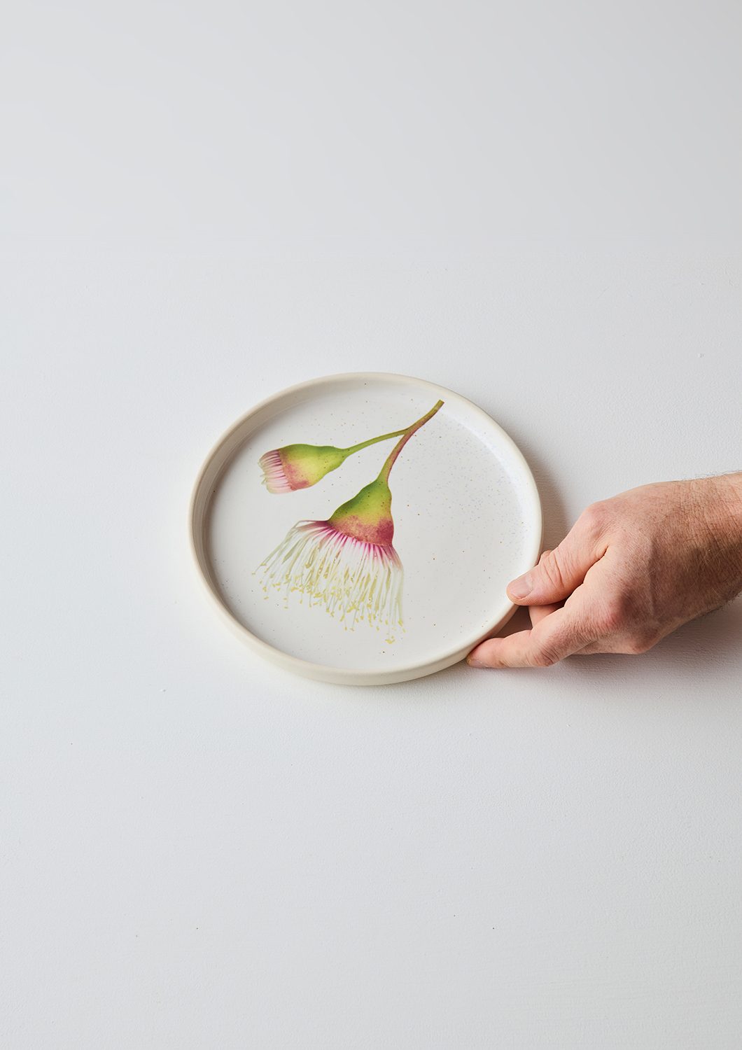 Australian Botanicals - Side Plate, Fairy Floss Gum
