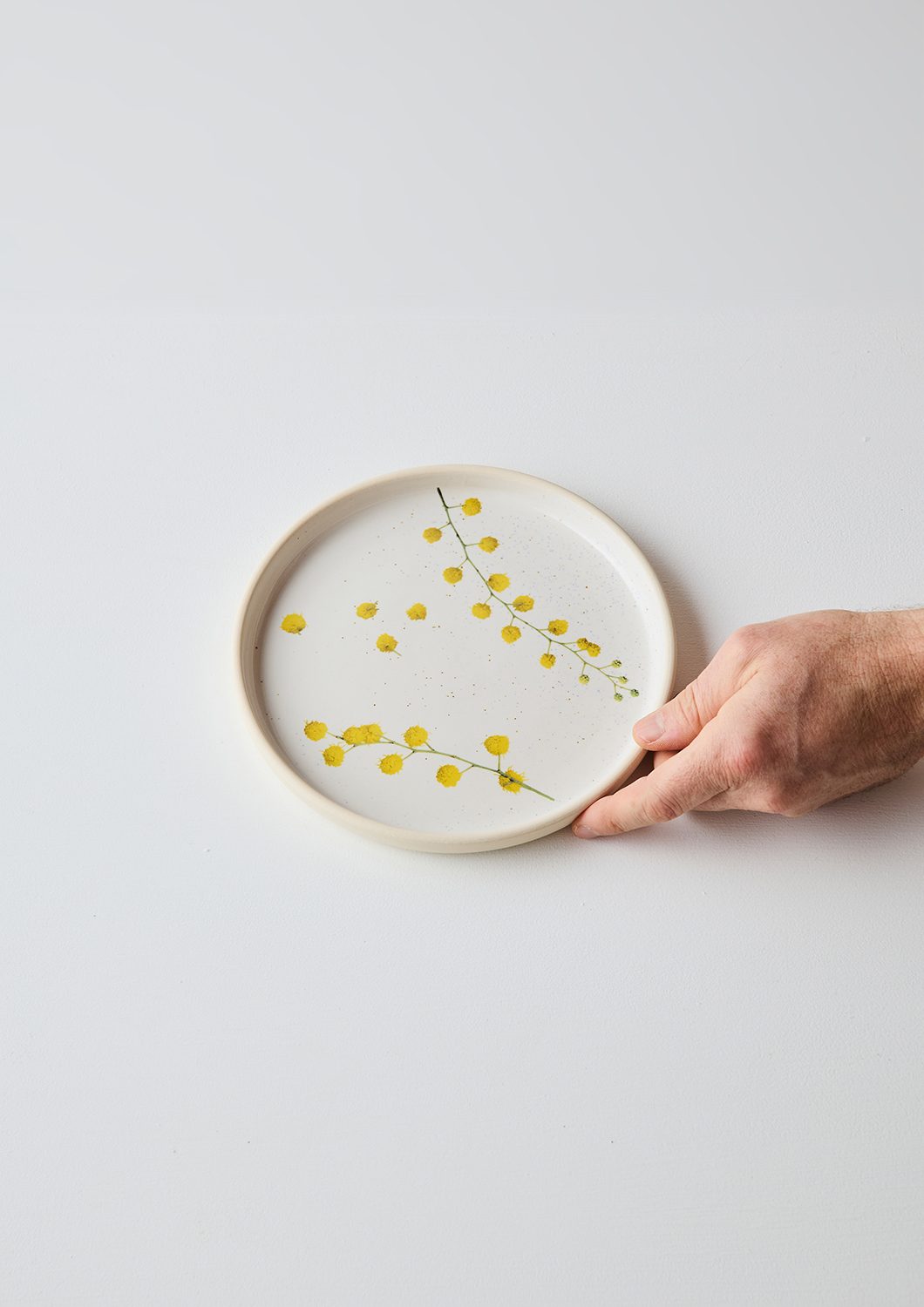 Australian Botanicals - Side Plate, Wattle Sprigs