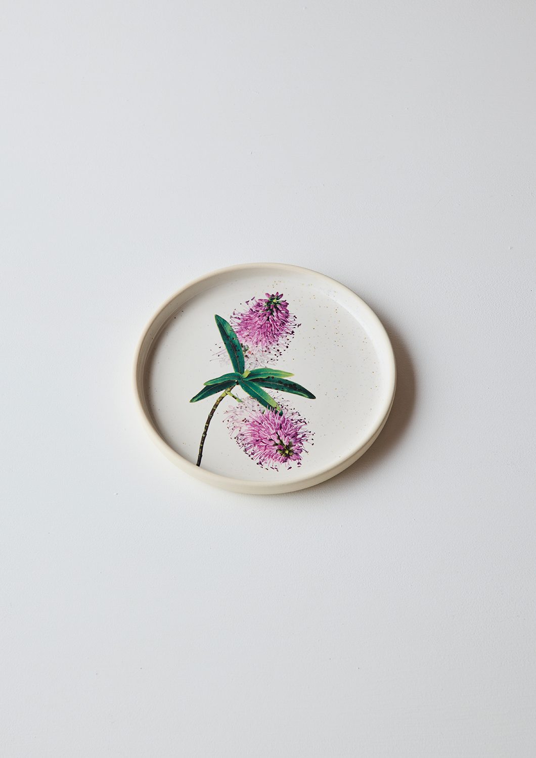 Australian Botanicals - Side Plate, Purple Hebe